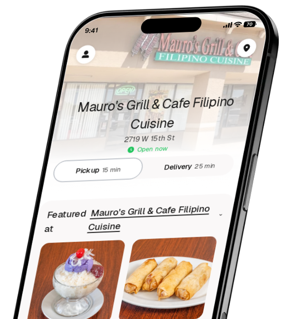 Mauro's Grill & Cafe Filipino Cuisine app preview