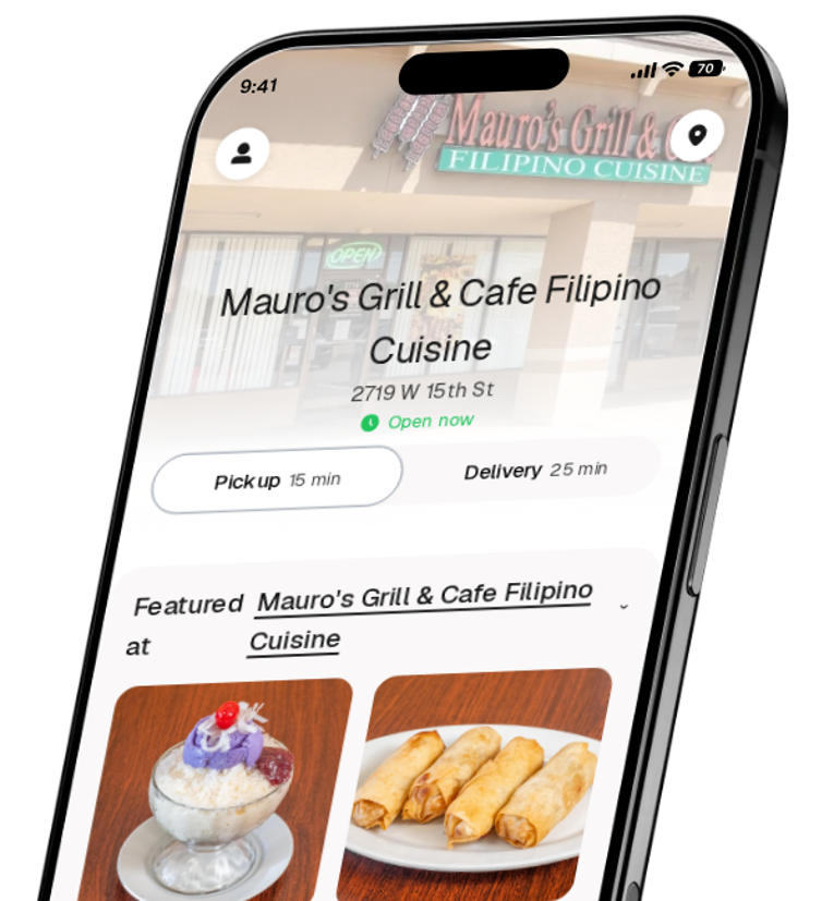 Mauro's Grill & Cafe Filipino Cuisine app preview