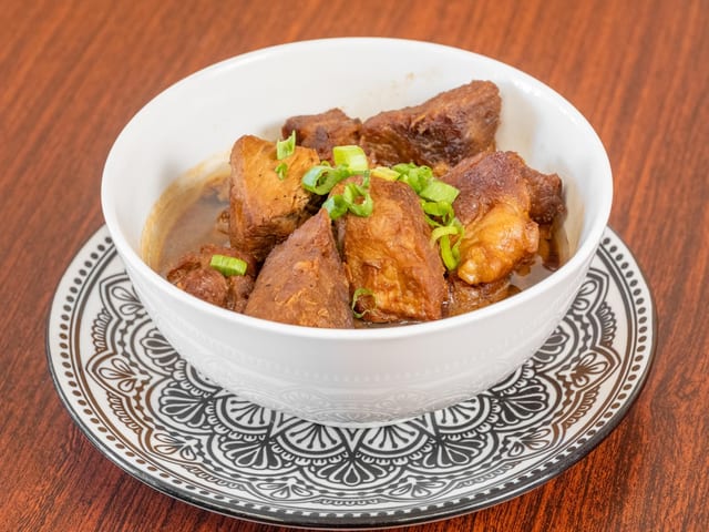 Pork adobo.