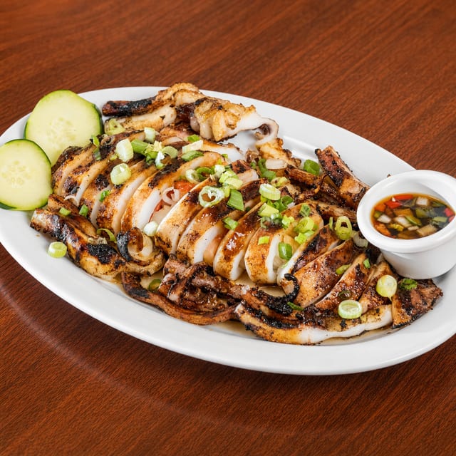 Grilled Stuffed Squid (XL).