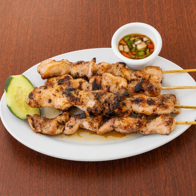 Pork/Chicken BBQ On Stick (4pcs).