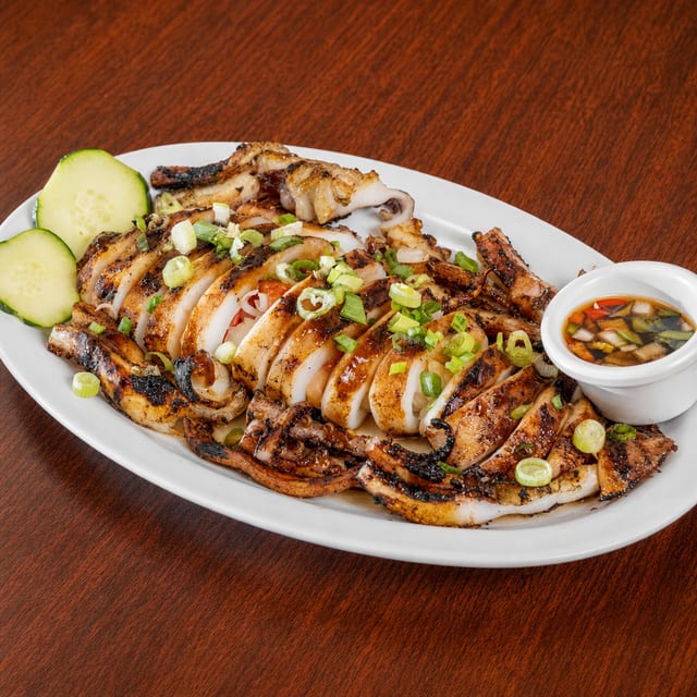 Grilled Stuffed Squid (Jumbo).