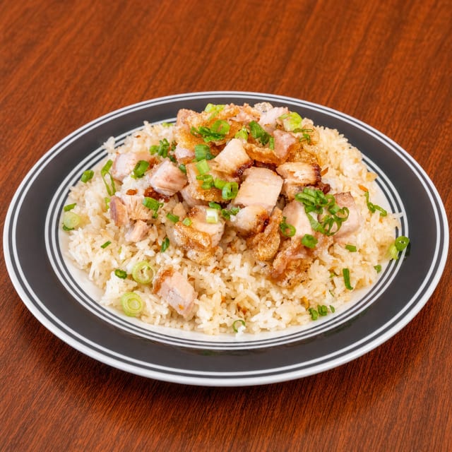 Lechon Kawali Fried Rice.